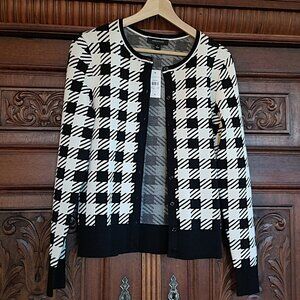 Houndstooth Cardigan
